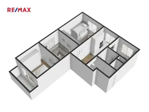 Prodej bytu 3+1, Čejetice, 60 m2