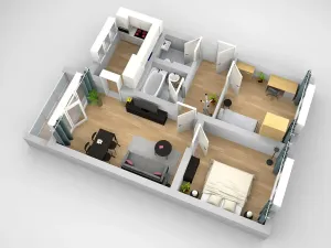 Prodej bytu 3+kk, Pelhřimov, třída Legií, 66 m2