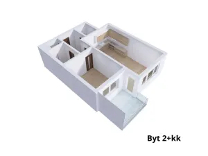 Pronájem bytu 2+kk, Olomouc, Tovární, 49 m2