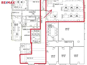 Pronájem kanceláře, Praha - Kobylisy, Horňátecká, 72 m2