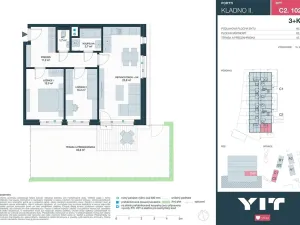 Prodej bytu 3+kk, Kladno, Ke stadionu, 62 m2