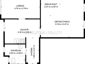 Pronájem bytu 2+1, České Budějovice, Rudolfovská tř., 67 m2