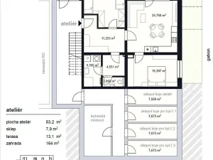 Prodej bytu 3+kk, Šlapanice, 96 m2