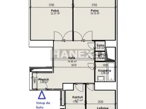 Prodej bytu 3+1, Praha - Vinohrady, Lucemburská, 82 m2