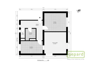 Prodej bytu 2+1, Rosice, 56 m2