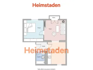 Pronájem bytu 2+1, Hlučín, Jarní, 48 m2