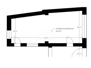Pronájem obchodního prostoru, Chrudim, Soukenická, 45 m2