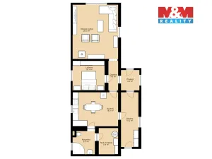Prodej rodinného domu, Kunžak - Mosty, 80 m2