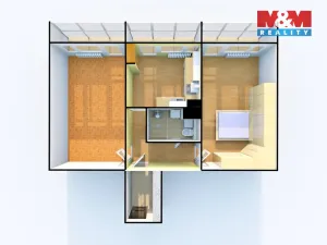 Prodej bytu 2+1, Děčín - Děčín III-Staré Město, Žerotínova, 60 m2