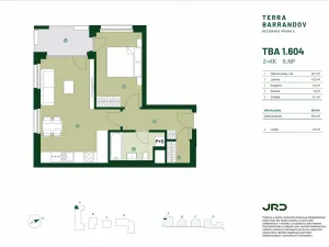 Prodej bytu 2+kk, Praha - Hlubočepy, Silurská, 53 m2