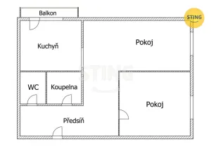 Pronájem bytu 2+kk, Ostrava, Bohumínská, 49 m2