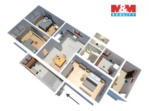 Prodej rodinného domu, Spálené Poříčí - Struhaře, 225 m2