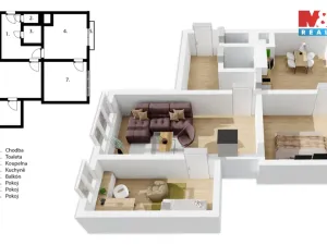 Prodej bytu 3+1, Orlické Záhoří, 71 m2