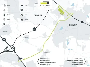 Pronájem výrobních prostor, Říčany, U Sanitasu, 10000 m2