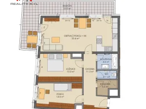 Prodej bytu 3+kk, Praha, Thomasova, 89 m2