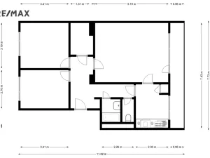 Prodej bytu 3+1, Jaroměř - Pražské Předměstí, Smetanova, 80 m2