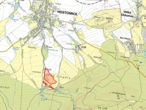Prodej louky, Hostomice, 27237 m2