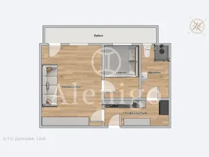 Prodej bytu 2+kk, Libiš, U Zahrádek, 58 m2