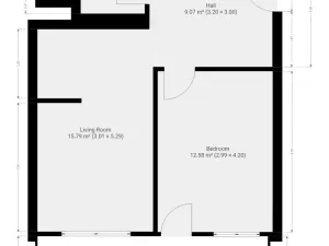 Pronájem bytu 2+kk, Praha - Karlín, Nekvasilova, 40 m2