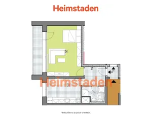 Pronájem bytu 1+1, Karviná - Nové Město, Závodní, 41 m2