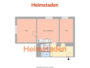 Pronájem bytu 3+kk, Ostrava - Poruba, 17. listopadu, 63 m2