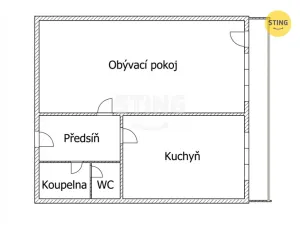 Pronájem bytu 1+1, Nové Město na Moravě, Budovatelů, 40 m2