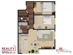 Prodej bytu 3+kk, Poděbrady - Poděbrady V, Čechova, 86 m2