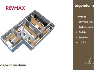 Prodej bytu 2+1, Uničov, Nemocniční, 54 m2