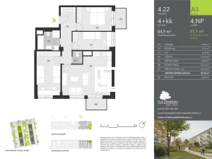 Prodej bytu 4+kk, Ostrava, Hasičská, 85 m2