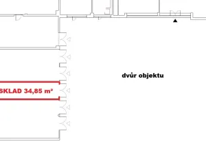 Pronájem skladu, Praha - Libeň, Sokolovská, 35 m2
