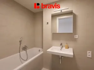 Pronájem bytu 2+kk, Brno - Komín, Bystrcká, 56 m2