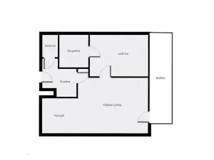 Pronájem bytu 2+kk, Praha - Zličín, Věstonická, 48 m2