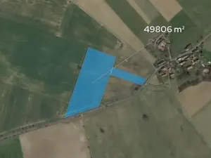 Prodej podílu pole, Červené Janovice, 6225 m2