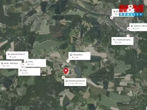Prodej pozemku pro bydlení, Netvořice - Dunávice, 2291 m2