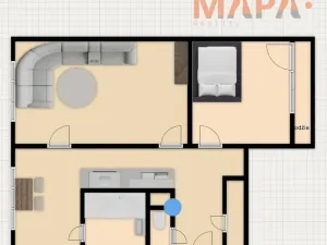 Prodej bytu 2+1, Jirkov, Krušnohorská, 63 m2