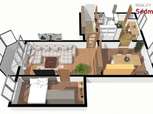 Prodej bytu 3+1, Žďár nad Sázavou, Nezvalova, 67 m2