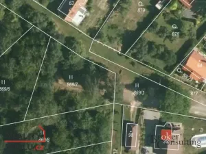 Prodej zahrady, Kbelany, 867 m2