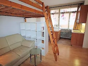Pronájem bytu 1+kk, Praha - Holešovice, Heřmanova, 26 m2