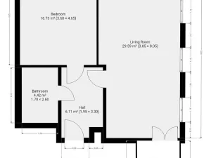 Pronájem bytu 2+kk, Praha - Smíchov, Vackové, 60 m2