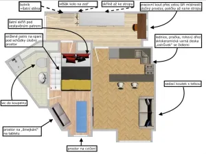 Prodej bytu 1+1, Praha - Bubeneč, V. P. Čkalova, 43 m2