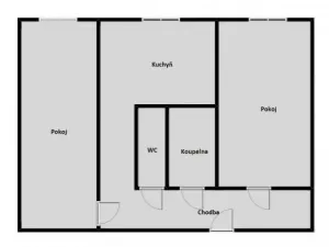 Prodej bytu 2+1, Chomutov, Borová, 60 m2