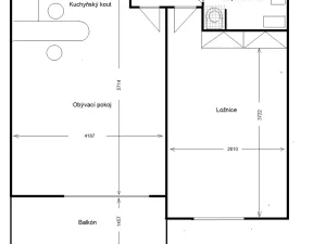 Prodej bytu 2+kk, Praha - Dubeč, Winklerova, 44 m2