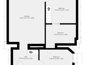 Pronájem bytu 1+1, Praha - Žižkov, Bořivojova, 49 m2