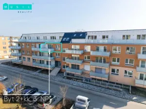 Pronájem bytu 2+kk, Olomouc - Slavonín, Topolová, 51 m2
