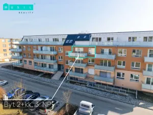 Pronájem bytu 2+kk, Olomouc - Slavonín, Topolová, 51 m2