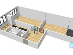 Prodej bytu 2+1, Stříbro, Gagarinova, 61 m2