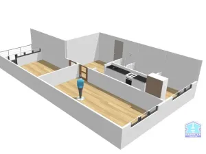 Prodej bytu 2+1, Stříbro, Gagarinova, 61 m2