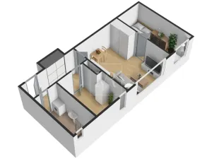 Prodej bytu 2+1, Praha - Holešovice, U městských domů, 43 m2