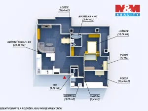 Prodej bytu 4+kk, Králův Dvůr, 89 m2