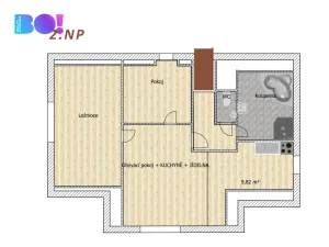 Pronájem bytu 3+kk, Řeka, 74 m2